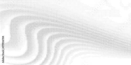 Abstract white and gray color background with halftone effect, dot pattern. Vector illustration.