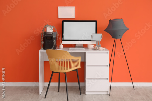 Inventor's workplace with b...