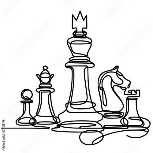 chess pawn vector illustration