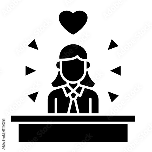 Self Esteem  Icon Element For Design	