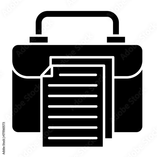 Suitcase  Icon Element For Design	
