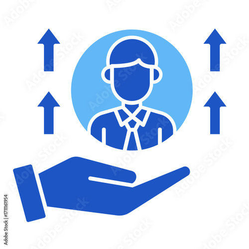 Increase  Icon Element For Design	
