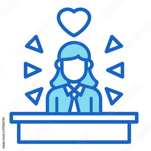 Self Esteem  Icon Element For Design	
