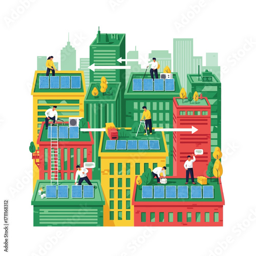 Green City Rooftop Solar Panel Maintenance and Cleaning