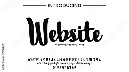 Website - Elegant Script Font for Smooth Handwritten Design and Creative Typography