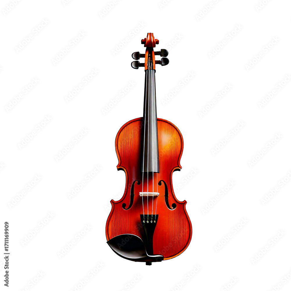 Fototapeta premium Violin On Transparent Background PNG