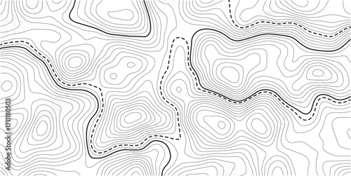 Abstract digital modern topography white and soft grey pattern lines sea map area space geometric strip grid line topo map technology modern design white background. Vector Illustration.  