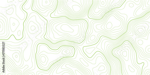Contour line background graphic. Concept of simple geography and terrain.