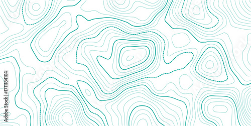 Abstract pattern with lines seamless pattern and topography map and counter map.