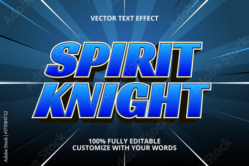spirit knight editable text effect for knight