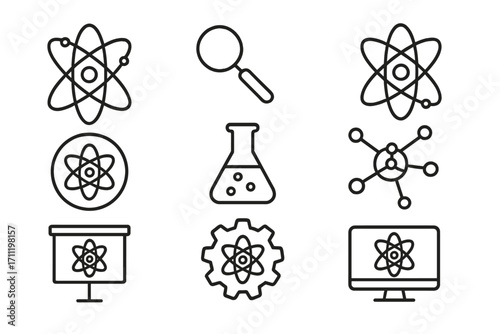 Light bulbs, lamps, chandeliers vector line icons set for websites, books, cards, apps, editable stroke, cartoon style symbols for lighting and electricity concepts