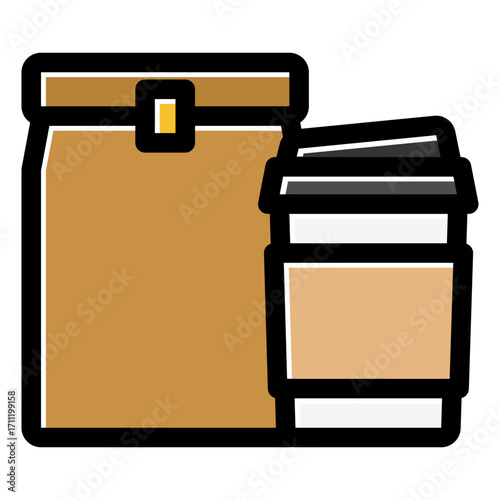 food and drink takeaway icon
