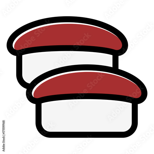 tuna sushi icon