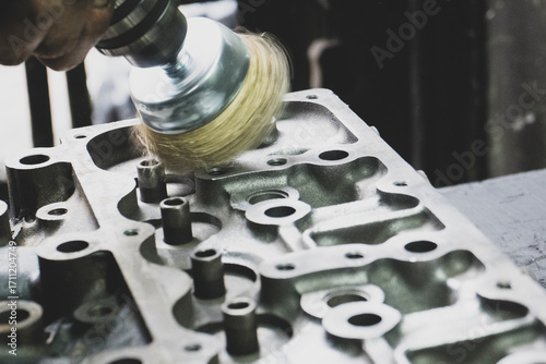 Mechanic's workshop on the street