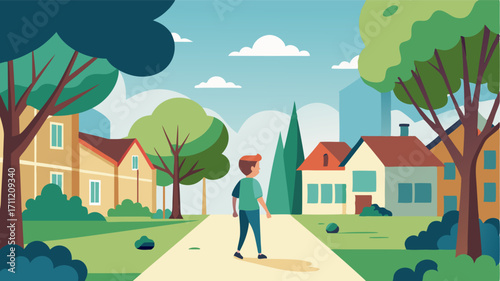 As you stroll down the treelined streets the faint scent of freshly grass fills the air in this idyllic suburban setting.