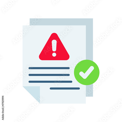 Report flat icon