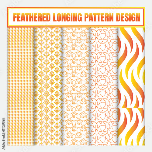 Modern and Creative professional pattern design template .