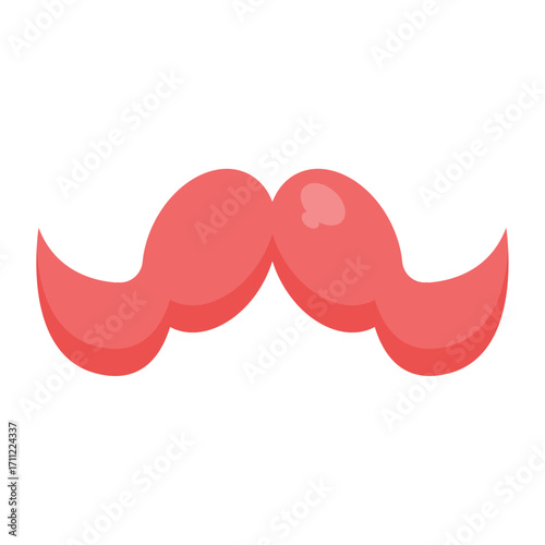 Lineal Mustache Icon Oktoberfest Style