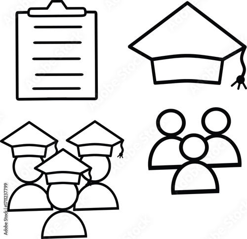 graduation education icon