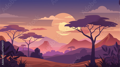 A sense of tranquility fills the savannah at dawn a peacefulness that can only be found in the early hours of the morning in this stunning landscape.