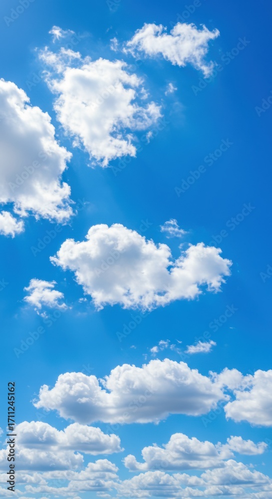 Fototapeta premium Cloudy Day in the Blue Sky