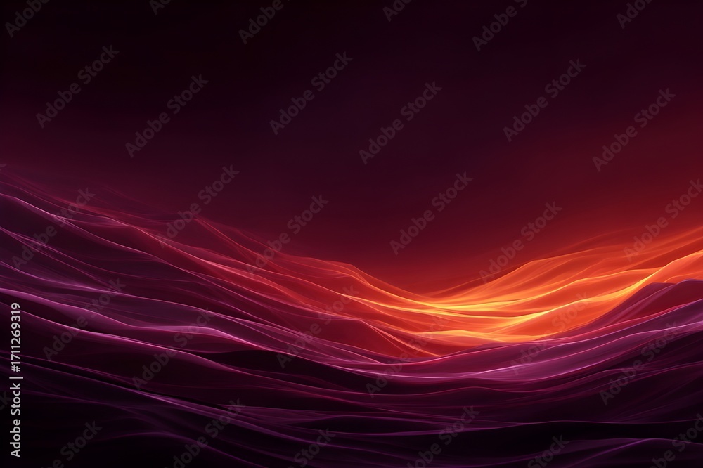 Obraz premium Abstract Crimson Flame Ripples And Embers Smoky Red Fire Pattern Design For Dynamic Creative Background