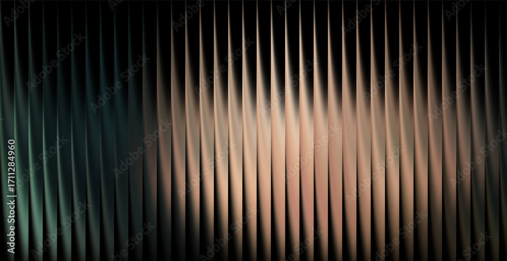 Obraz premium Abstract vertical lines with warm and cool color gradient