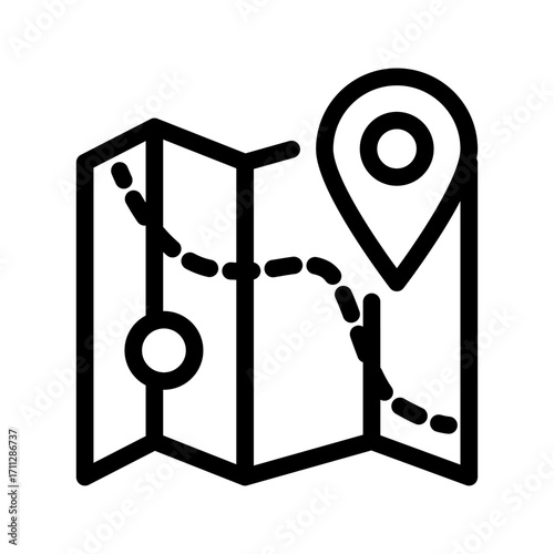 Adventure Line Icon of Film Genres Icon Set