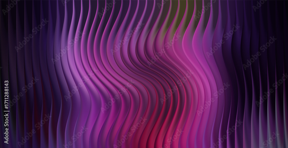 Fototapeta premium Purple and pink abstract wavy vertical lines