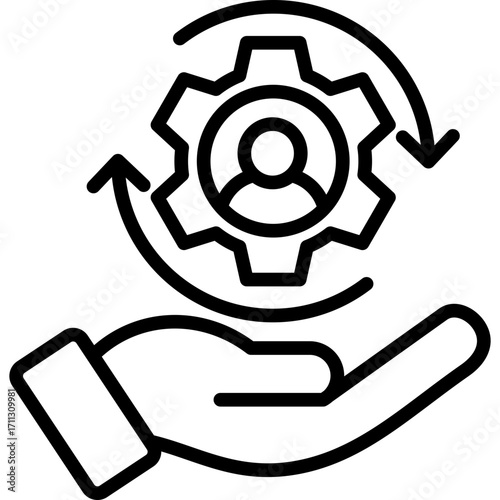 Change Management line icon