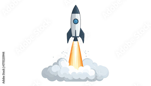 Rocket launching from a cloud