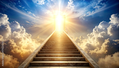 Heavenly stairway to light