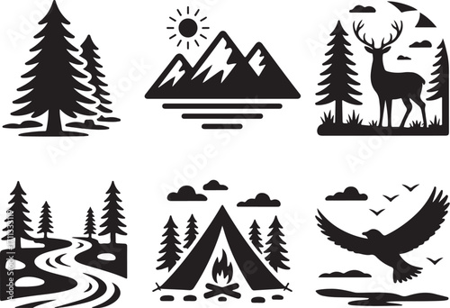 Explore nature's beauty with wild animals and landscapes