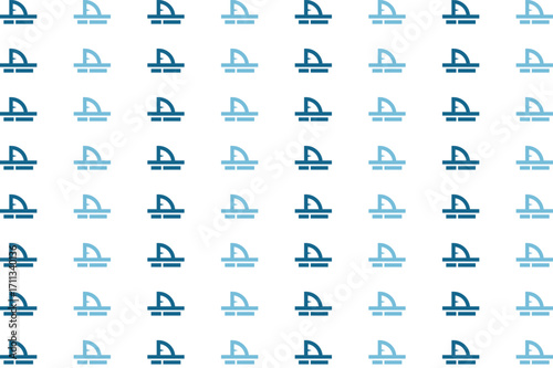 Shark Fin Line Pattern Background