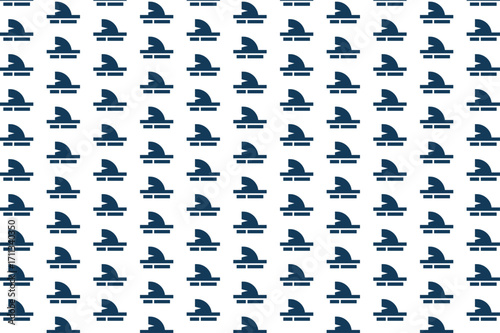 Shark Fin Pattern Background