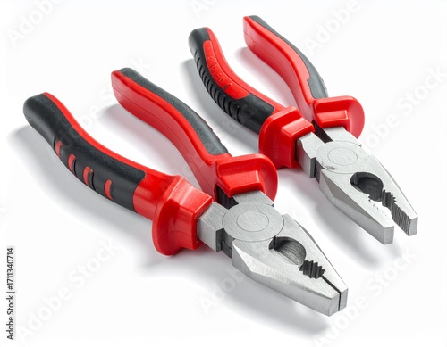 Generated image Construction tools - combination pliers on a white background without shadows