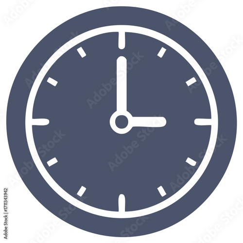 Free Download Clock graphic showing time, depicting an analog time piece for planning schedule or appointment symbol - GFXLoad