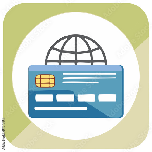 Secure international payment card for global financial transactions, e-commerce, and online banking
