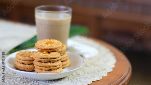 Fotografie Breakfast and snack menu