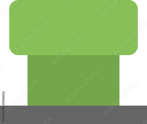 Green Block Abstract Design