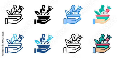 Organic Choice icon set multiple style collection 
