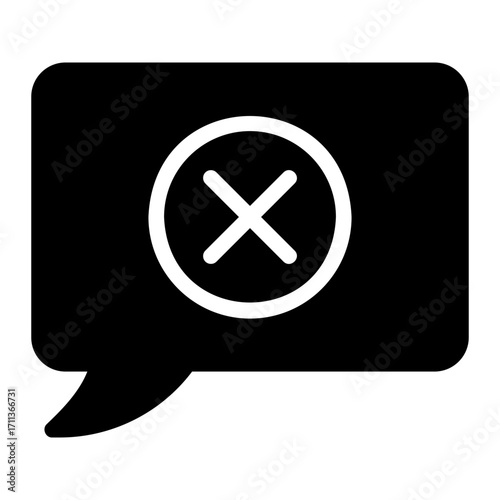 cancel glyph icon