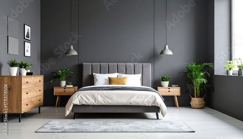 Modern bedroom interior design (1)