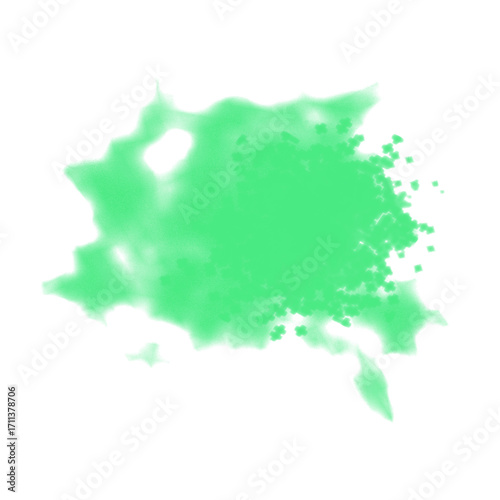 Light Green Paint Splash Abstract Brush Texture