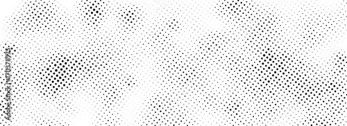 Weathered halftone gradient background. Grunge grit noise texture. Retro pixelated backdrop. Dirty sandy gritty wallpaper. Vector aged speckled surface. Anime or manga style comic textured overlay