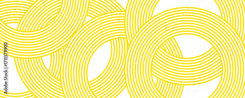 Pasta background, spaghetti abstract geometric pattern. Macaroni yellow poster. Wavy abstract pattern. Pasta vector eps10