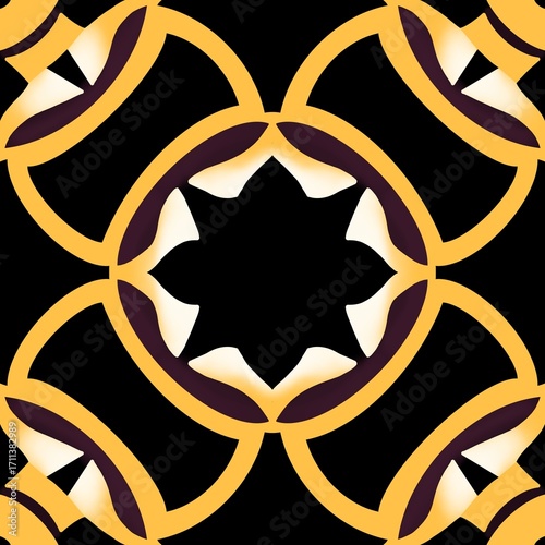 Seamless pattern abstract geometric islamic background boho batik pattern tribal ethnic seamless