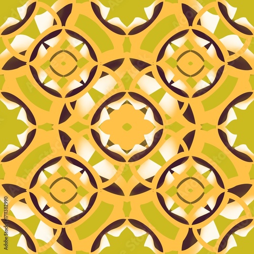 Seamless pattern abstract geometric islamic background boho batik pattern tribal ethnic seamless