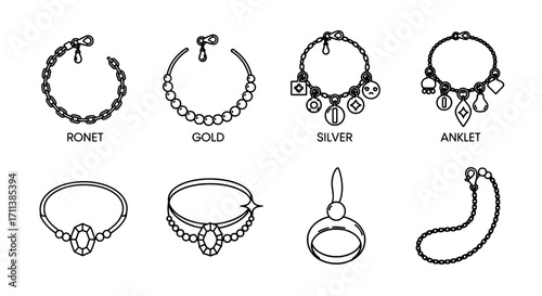 Fashionable Bracelets and Anklets Gold, Silver, and Beaded Designs