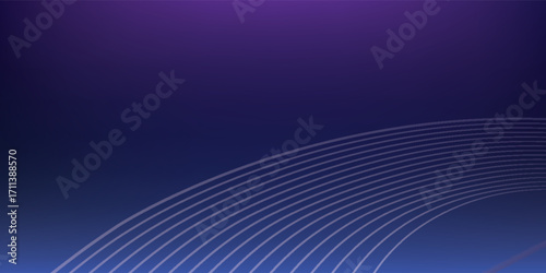Abstract wallpaper with blue and purple stripes. Neon light texture, cover background. Dynamic concept of road speed energy technology for banner or flyer.